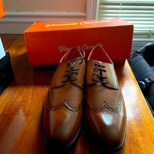 Men’s cognac colored dress shoes